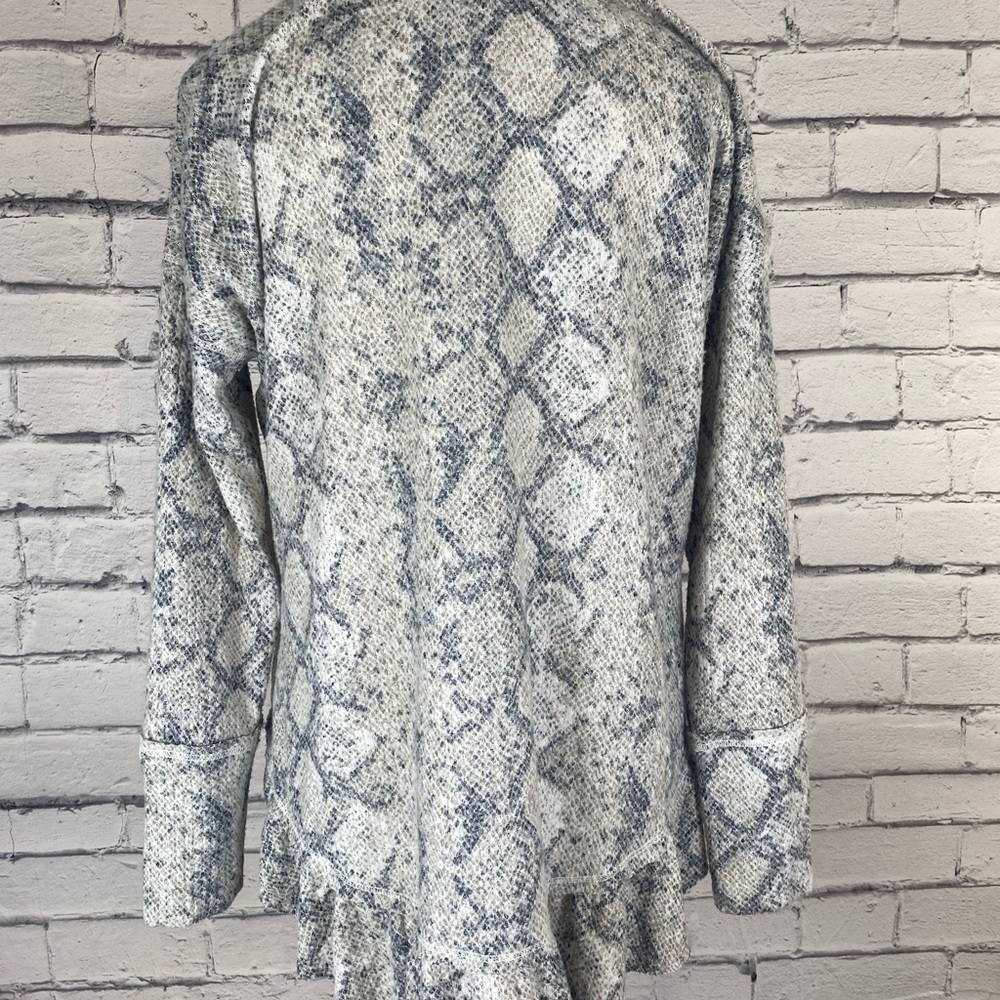 Maurice’s Python Snake Print Cardigan Sweater Siz… - image 6